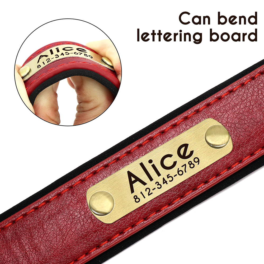 Custom-Leather-Dog-Collar-Soft-Padded-Dog-Collars-Personalized-Pet-ID-Necklace-Free-Engraved-Name-Paw-3